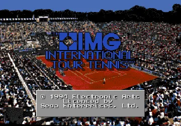 IMG International Tour Tennis (USA, Europe) screen shot title